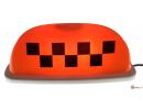 Знак ТАКСИ малый оранжевый, защитная пленка, разъем
