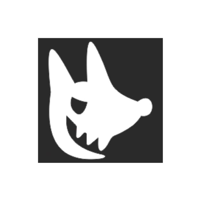 Наклейка БЛИКЕР, термо плоттер, Волк (50х50), цвет сере 2613163