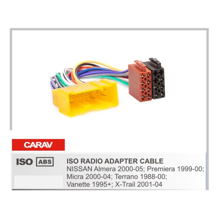 Евро разъём CARAV 12-018 (ISO адаптер 2488621