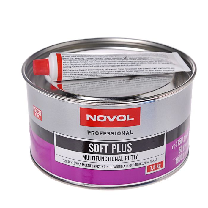 Шпатлёвка Novol soft plus 1,8 кг 2663956