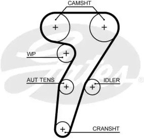 Ремень ГРМ Alfa Romeo 147 1.6i T.S. 16V AR37203 00 3XS