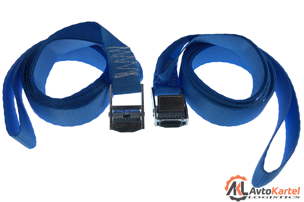 Стяжка груза с фиксатором 2,5м х 25мм (к-т 2шт) полиэстер