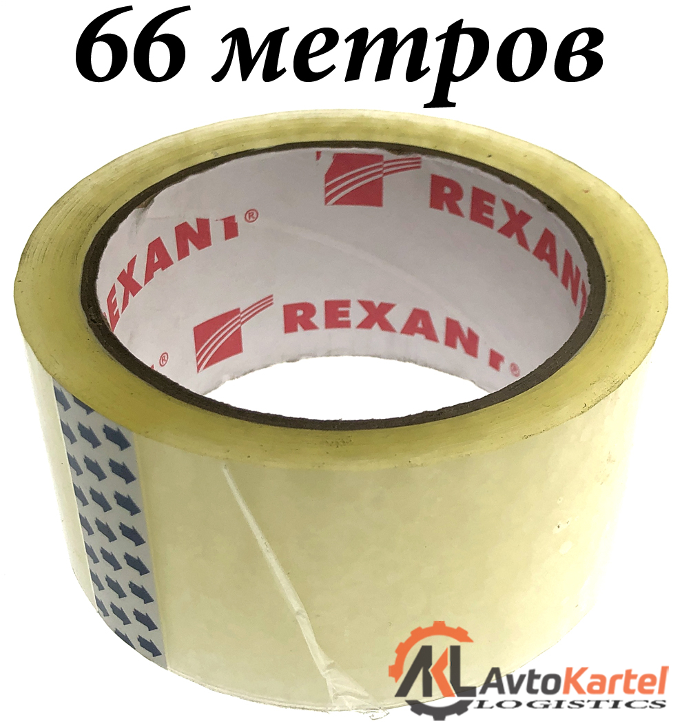 Скотч 48 мм х 66 м х 50 мкм, прозрачный