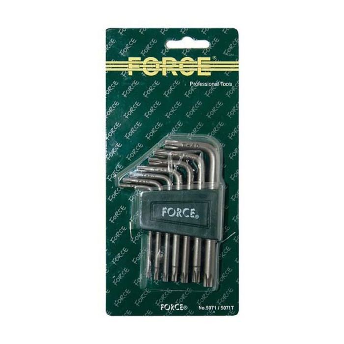 Набор ключей FORCE F-5071T, TORX,Т10-Т40 2794974