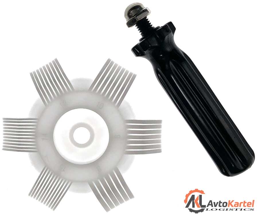 Приспособление для очистки и правки сот радиатора (пластик)