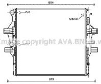 Радиатор системы охлаждения IVECO: DAILY VI 3.0 D  125