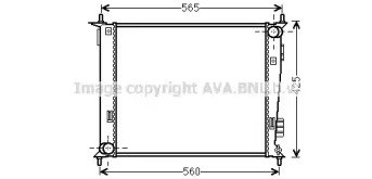 Радиатор системы охлаждения KIA: SOUL (AM) 1.6 CRD 143