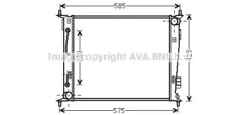 Радиатор системы охлаждения KIA: SOUL (AM) 1.6 CVV 185