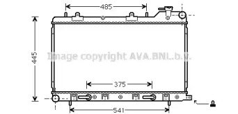Радиатор системы охлаждения SUBARU: FORESTER (SG)  075