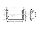 Радиатор системы охлаждения FIAT: PALIO (178BX) 1. 226
