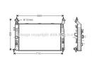 Радиатор системы охлаждения OPEL: MERIVA 1.4 16V T 345