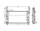 Радиатор системы охлаждения CHEVROLET: CAPTIVA 2.0 432