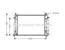 Радиатор системы охлаждения SAAB: 9-3 (YS3D) 2.0 T 026