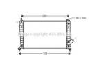 Радиатор системы охлаждения SAAB: 9-5 (YS3E) 2.0 t 036