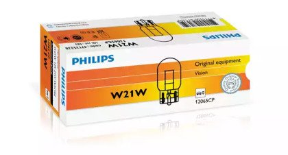 Лампа накаливания 10шт в упаковке W21W 12V 21W W3X 5CP