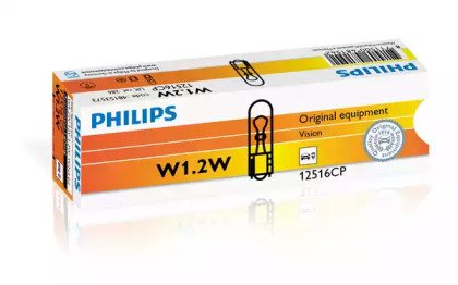Лампа накаливания 10шт в упаковке W1,2W 12V 1,2W W 6CP