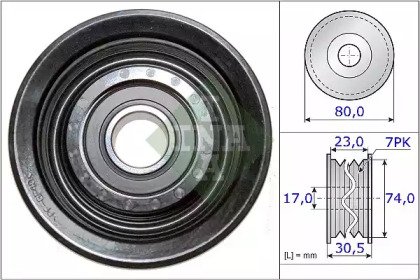 Ролик промежуточный ремня ГРМ HONDA 58010