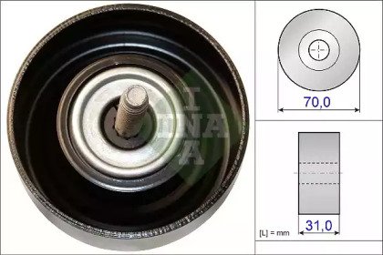 Ролик приводного ремня OPEL INSIGNIA/ANTARA 2.0T - 61410