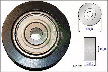 Ролик приводного ремня MITSUBISHI ASX 1.8 - 2.0 08 73710