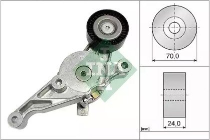 Натяжитель поликлинового ремня Audi. Skoda. VW 1.9 15110