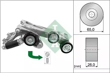 Ролик приводного ремня MERCEDES-BENZ A150/A180 B15 44610