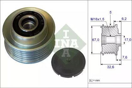 Шкив генератора Kia 09710