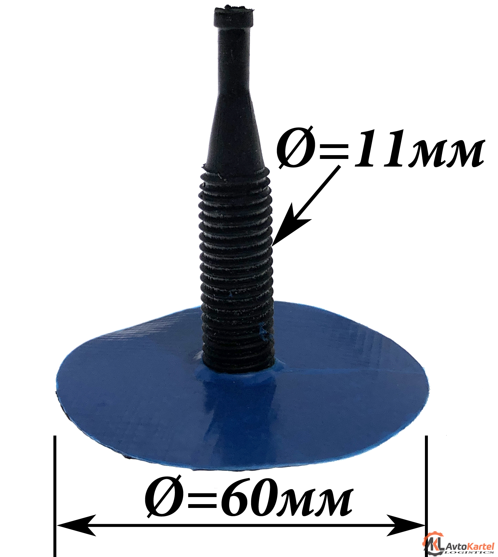 Грибок Г-3 хв для шин с рабочим давлением до 4 кгс-см2, 11х60мм