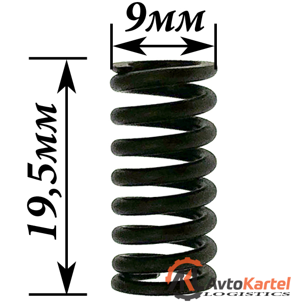 Пружина ТНВД 9х19,5мм
