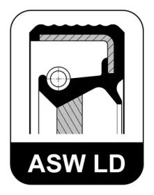 Сальник 40x55x8 ASW F LD ACM BMW: E30/E28/E34/E32  993