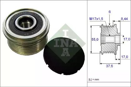 Шкив генератора NISSAN: MICRA IV 1.2 DIG 10- 610