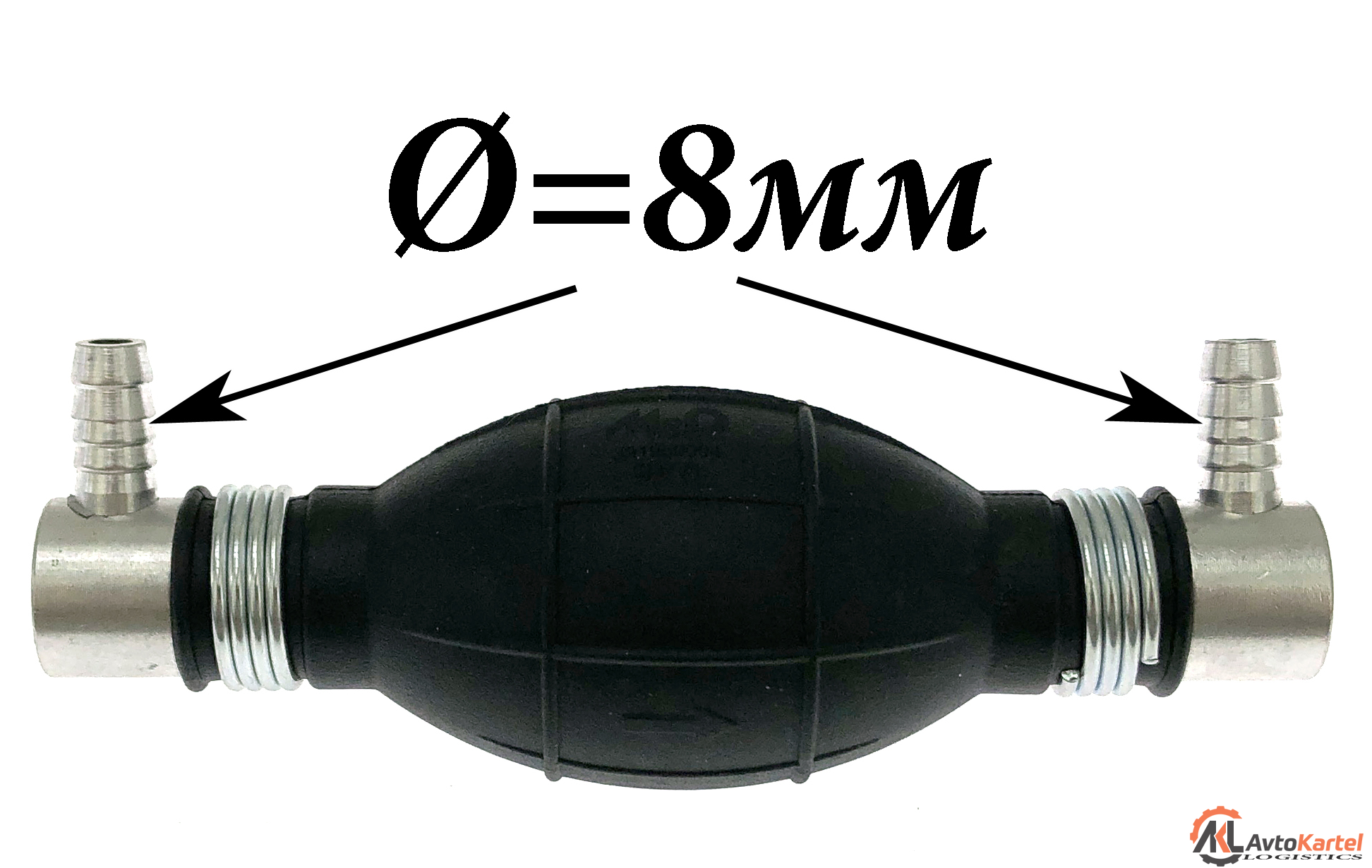 Насос топливный механический (груша) d=8-8мм