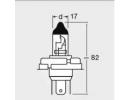 Лампа накаливания R2 12V 45/40W P45T 183