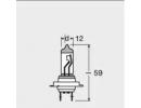 Лампа галогенная блистер 1шт H7 12V 55W PX26D SILV 01B