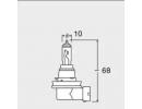 Комплект галогенных ламп 2 шт H16 12V 19W PGJ19-3  HCB