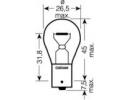 Комплект ламп накаливания блистер 2шт P21W 12V 21W 02B