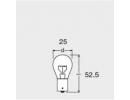 Лампа накаливания 10шт в упаковке P21W 24V 21W BA1 511