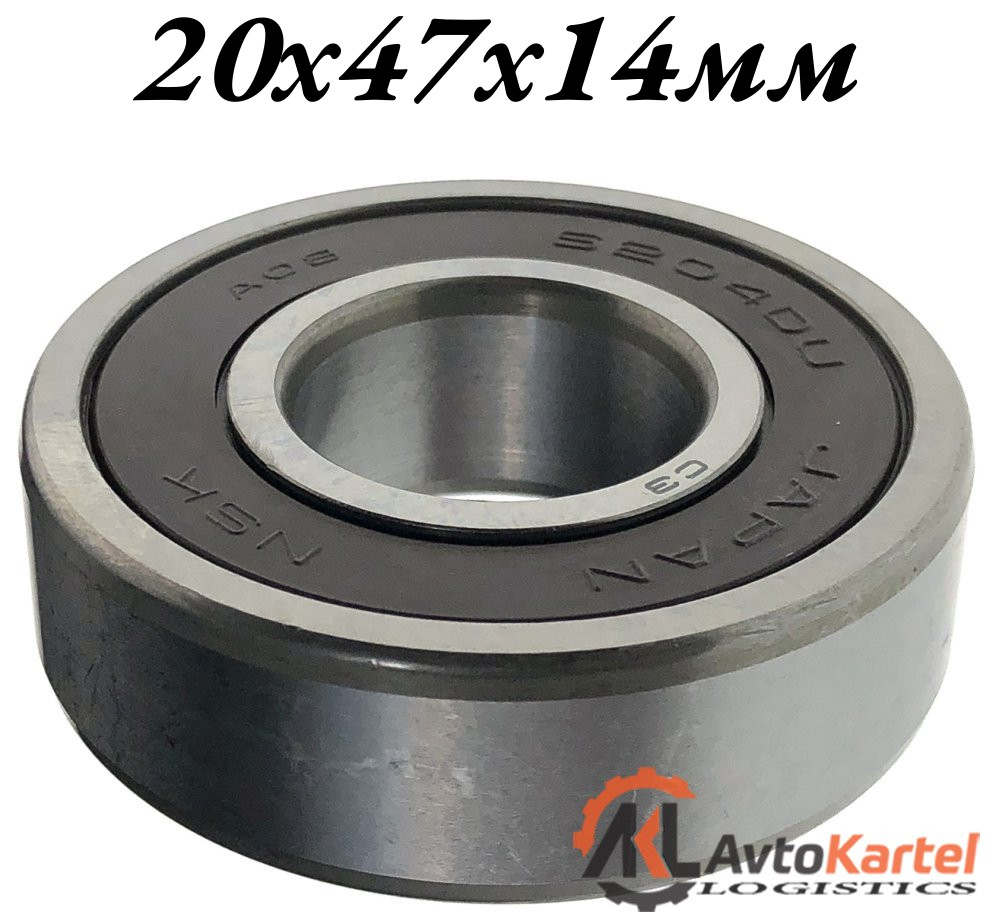 Подшипник 20х47х14мм генератора 6204DDUC3 NSK
