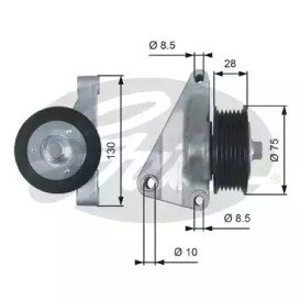 Ролик приводного ремня MAZDA 3/6 1.8-2.0-2.3 16V 0 422