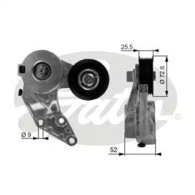 Ролик натяжной поликлинового ремня VW Bora 2.3 V5  377