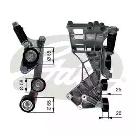 Ролик приводного ремня MB A150/A180 B150/B180 04> 136