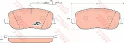 Колодки тормозные дисковые передн CITROEN: C8 02-, 503