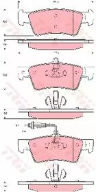 Колодки тормозные дисковые задн VW: TRANSPORTER V  671