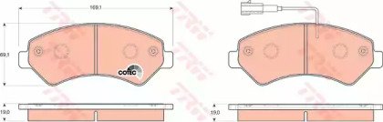 Колодки тормозные дисковые передн передн CITROEN:J 703