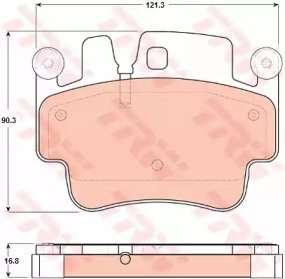 Колодки тормозные дисковые PORSCHE: 911 3.4 Carrer 742