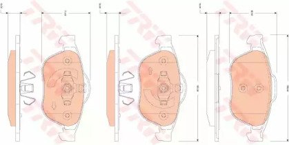 Колодки тормозные дисковые RENAULT: GRAND SCENIC I 823