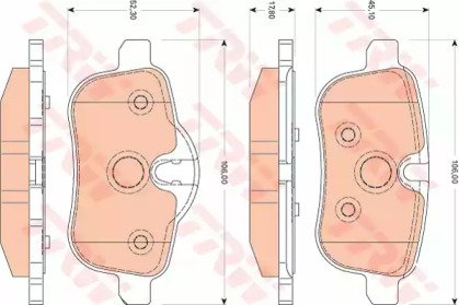 Колодки тормозные дисковые BMW: Z4 (E89) 09- 827