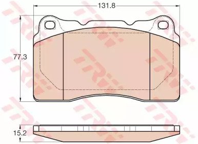 Колодки тормозные дисковые передн VOLVO: S60 03-,  007