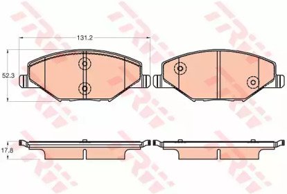 Колодки тормозные дисковые SKODA: FABIA 06-14, FAB 027