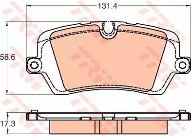 Колодки тормозные дисковые LAND ROVER: RANGE ROVER 029