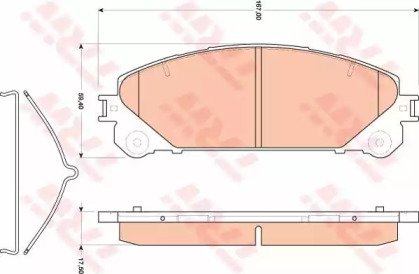 Колодки тормозные дисковые LEXUS: RX  09 - 484